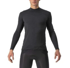 Maglia Intima Manica Lunga Castelli Bandito Wool Nero