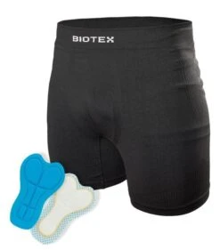 BIOTEX Boxer Uomo Seamless Con Fondello Nero