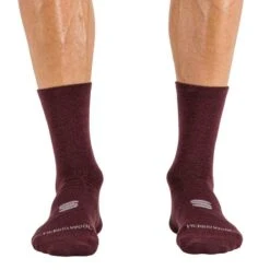 Calzini Sportful Merino Wool 18 Vinaccia/nero