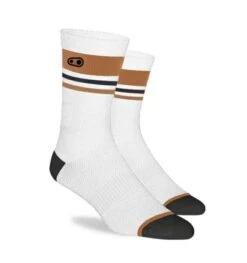 Calzini Crankbrothers Icon Mtb Bianco/marrone/nero