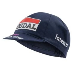 Cappellino Castelli Cycling Team Soudal Quick-step Blu Scuro