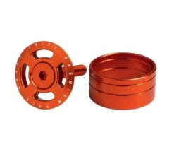 Deity Tappo Serie Sterzo Crosshair Arancione