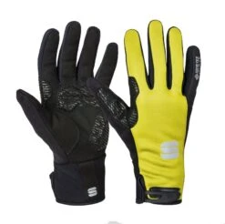 Guanti Sportful Ws Essential 2 Dita Lunghe Nero/giallo