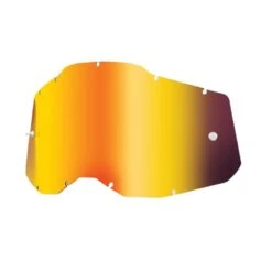 Lente Di Ricambio 100% RC2/AC2/ST Mirror Rosso