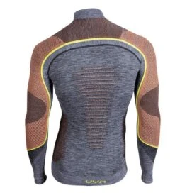 UYN Maglia Intima Manica Lunga Lupetto Ambityon Grigio/giallo