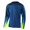 Maglia Troy Lee Designs Skyline Jet Manica Lunga Blu