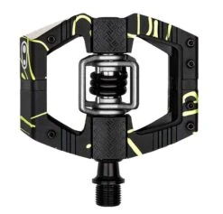 Pedali Crankbrothers Mallet E Ls Ltd Splatter Nero/verde