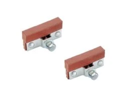 BRN Coppia Pattini R In Gomma Rosso