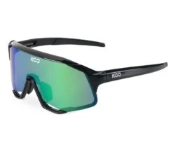 KOO Occhiali Demos Nero/verde Lenti Verde Mirror