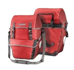 Ortlieb Bike-packer Plus Coppia Borse Rosso