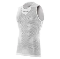 SIXS Smanicato A Rete Bianco One Size