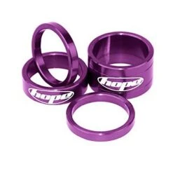 HOPE Kit Spessori Alluminio 20/10/5mm Viola 4pz